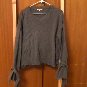 Long sleeved grey Madewell sweater